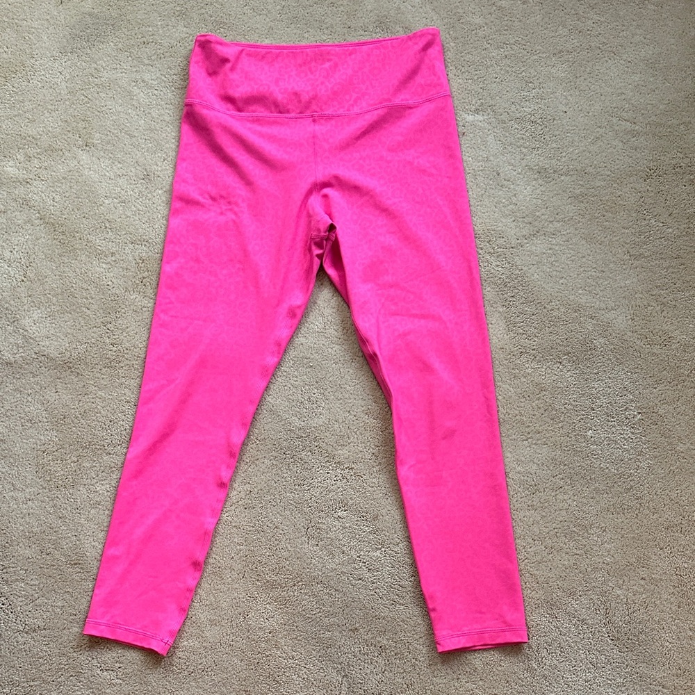 ZYIA Neon Pink Leopard leggings